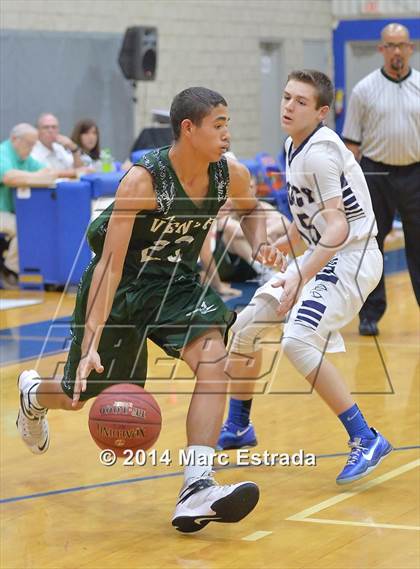 Thumbnail 1 in Legacy Christian Academy vs Venice 2014 Mustang Christmas Tournament photogallery.