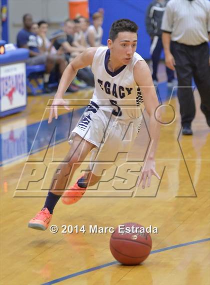 Thumbnail 2 in Legacy Christian Academy vs Venice 2014 Mustang Christmas Tournament photogallery.