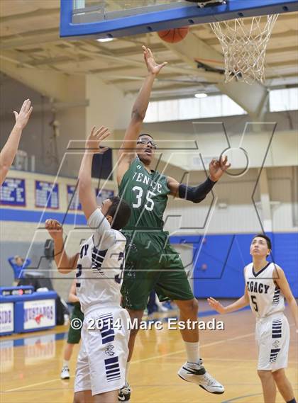 Thumbnail 2 in Legacy Christian Academy vs Venice 2014 Mustang Christmas Tournament photogallery.