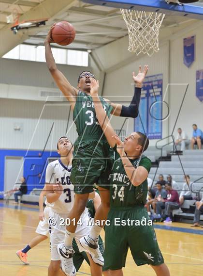 Thumbnail 2 in Legacy Christian Academy vs Venice 2014 Mustang Christmas Tournament photogallery.