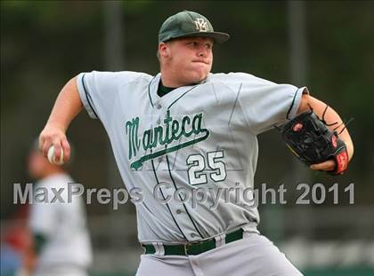 Thumbnail 1 in Manteca vs. Oakdale (CIF SJS D-4 Finals) photogallery.