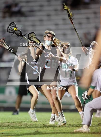 Thumbnail 1 in Charlotte Catholic @ Weddington (NCHSAA West Regional Championship) photogallery.