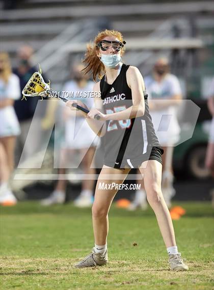 Thumbnail 2 in Charlotte Catholic @ Weddington (NCHSAA West Regional Championship) photogallery.