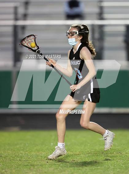 Thumbnail 2 in Charlotte Catholic @ Weddington (NCHSAA West Regional Championship) photogallery.