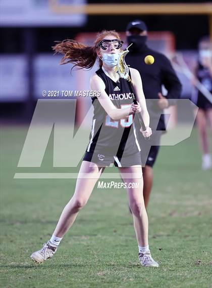 Thumbnail 2 in Charlotte Catholic @ Weddington (NCHSAA West Regional Championship) photogallery.