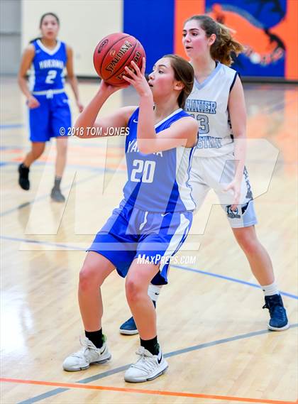 Thumbnail 2 in Rainier Christian vs. Yakama Nation Tribal (WIAA 1B Regional Playoff) photogallery.
