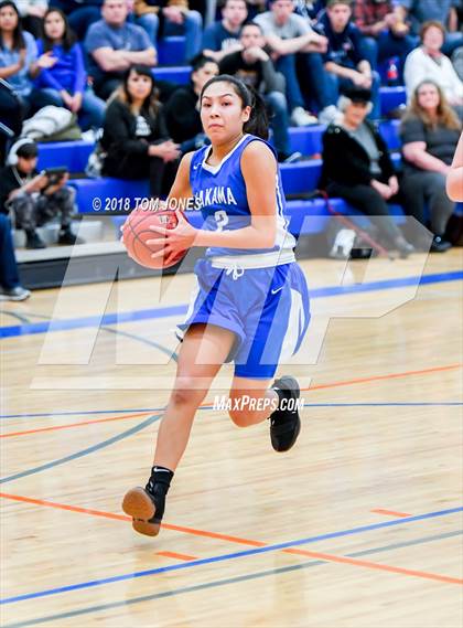 Thumbnail 3 in Rainier Christian vs. Yakama Nation Tribal (WIAA 1B Regional Playoff) photogallery.
