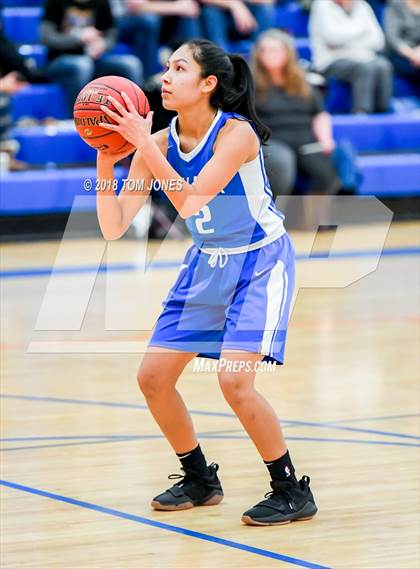 Thumbnail 2 in Rainier Christian vs. Yakama Nation Tribal (WIAA 1B Regional Playoff) photogallery.