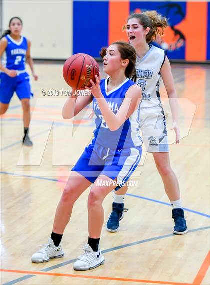 Thumbnail 1 in Rainier Christian vs. Yakama Nation Tribal (WIAA 1B Regional Playoff) photogallery.