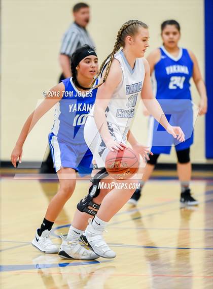 Thumbnail 3 in Rainier Christian vs. Yakama Nation Tribal (WIAA 1B Regional Playoff) photogallery.