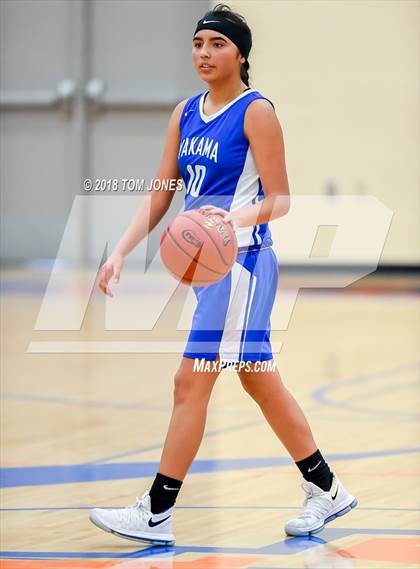 Thumbnail 2 in Rainier Christian vs. Yakama Nation Tribal (WIAA 1B Regional Playoff) photogallery.