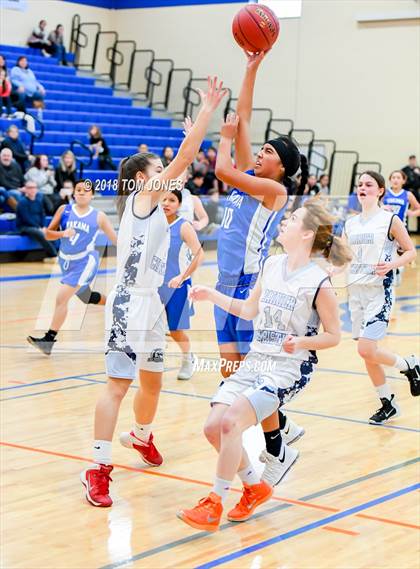 Thumbnail 2 in Rainier Christian vs. Yakama Nation Tribal (WIAA 1B Regional Playoff) photogallery.