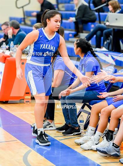 Thumbnail 3 in Rainier Christian vs. Yakama Nation Tribal (WIAA 1B Regional Playoff) photogallery.