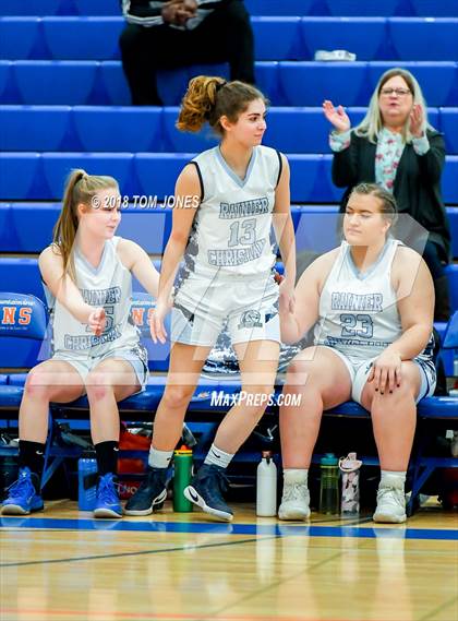 Thumbnail 1 in Rainier Christian vs. Yakama Nation Tribal (WIAA 1B Regional Playoff) photogallery.