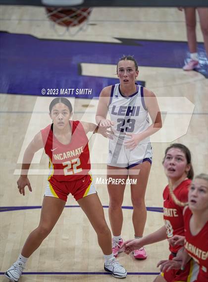 Thumbnail 3 in Incarnate Word Academy @ Lehi (Holiday Hoopfest) photogallery.