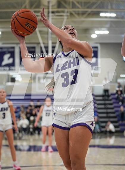Thumbnail 3 in Incarnate Word Academy @ Lehi (Holiday Hoopfest) photogallery.