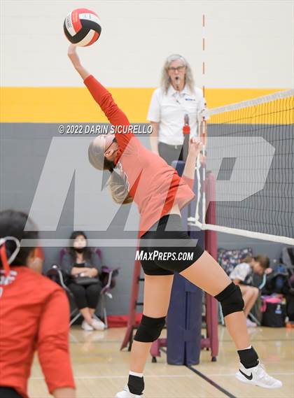 Thumbnail 2 in Page vs Holbrock (Epic Tourneys Volleyball Invite) photogallery.