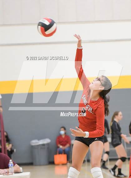 Thumbnail 3 in Page vs Holbrock (Epic Tourneys Volleyball Invite) photogallery.