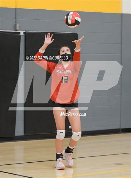 Thumbnail 3 in Page vs Holbrock (Epic Tourneys Volleyball Invite) photogallery.
