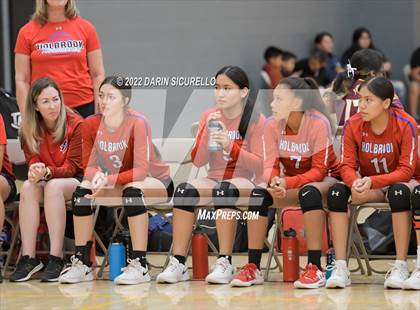 Thumbnail 2 in Page vs Holbrock (Epic Tourneys Volleyball Invite) photogallery.