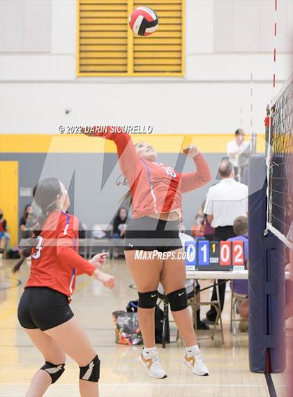 Thumbnail 2 in Page vs Holbrock (Epic Tourneys Volleyball Invite) photogallery.