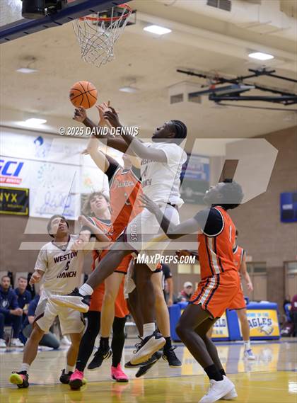 Thumbnail 1 in Weston Ranch vs. Pacifica Christian (Meet in the Middle Classic) photogallery.