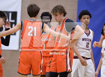 Thumbnail 3 in Weston Ranch vs. Pacifica Christian (Meet in the Middle Classic) photogallery.
