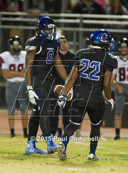 Thumbnail 2 in Chandler vs Desert Ridge (AIA Division 1 Semifinal) photogallery.