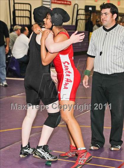 Thumbnail 3 in CIF State Girls Wrestling Championships (Consolation 1 - Round 4) photogallery.