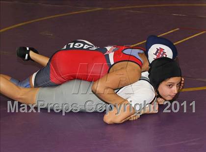 Thumbnail 2 in CIF State Girls Wrestling Championships (Consolation 1 - Round 4) photogallery.
