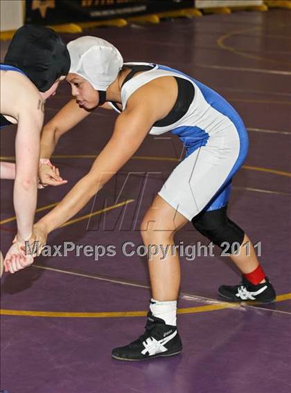 Thumbnail 2 in CIF State Girls Wrestling Championships (Consolation 1 - Round 4) photogallery.