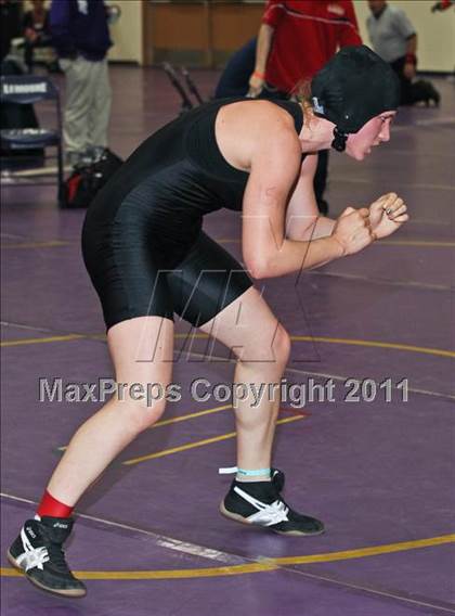 Thumbnail 3 in CIF State Girls Wrestling Championships (Consolation 1 - Round 4) photogallery.