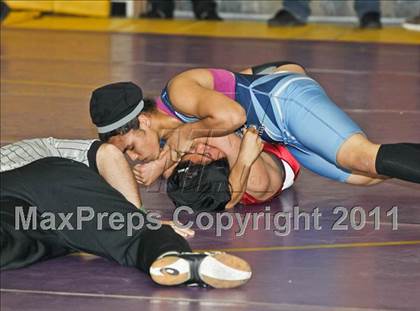 Thumbnail 2 in CIF State Girls Wrestling Championships (Consolation 1 - Round 4) photogallery.