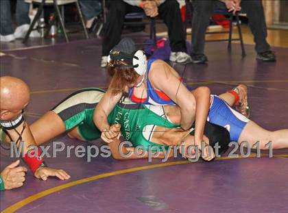 Thumbnail 2 in CIF State Girls Wrestling Championships (Consolation 1 - Round 4) photogallery.