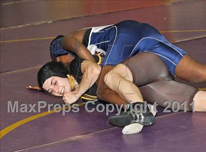 Thumbnail 2 in CIF State Girls Wrestling Championships (Consolation 1 - Round 4) photogallery.