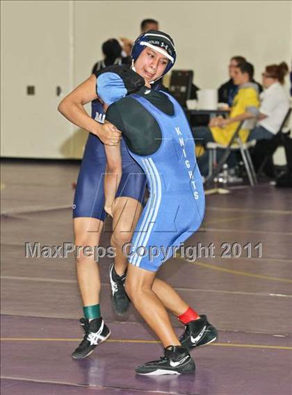 Thumbnail 3 in CIF State Girls Wrestling Championships (Consolation 1 - Round 4) photogallery.