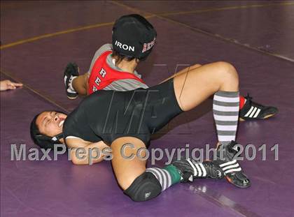 Thumbnail 2 in CIF State Girls Wrestling Championships (Consolation 1 - Round 4) photogallery.