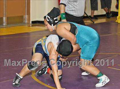 Thumbnail 2 in CIF State Girls Wrestling Championships (Consolation 1 - Round 4) photogallery.