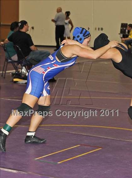 Thumbnail 2 in CIF State Girls Wrestling Championships (Consolation 1 - Round 4) photogallery.