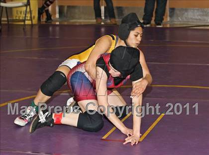 Thumbnail 2 in CIF State Girls Wrestling Championships (Consolation 1 - Round 4) photogallery.