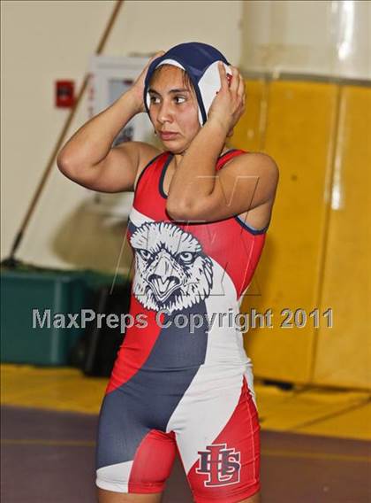 Thumbnail 2 in CIF State Girls Wrestling Championships (Consolation 1 - Round 4) photogallery.
