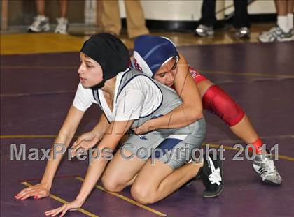 Thumbnail 2 in CIF State Girls Wrestling Championships (Consolation 1 - Round 4) photogallery.