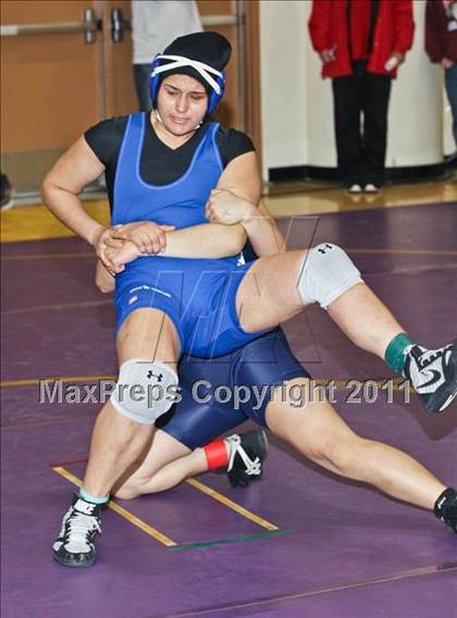 Thumbnail 2 in CIF State Girls Wrestling Championships (Consolation 1 - Round 4) photogallery.