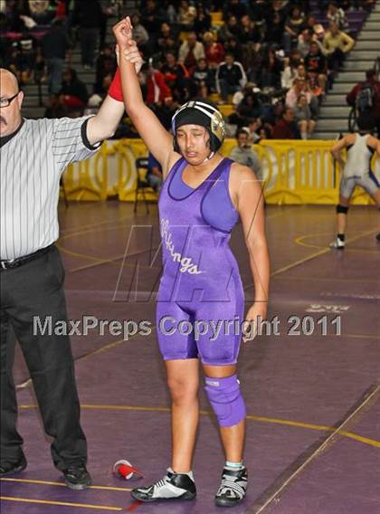 Thumbnail 3 in CIF State Girls Wrestling Championships (Consolation 1 - Round 4) photogallery.
