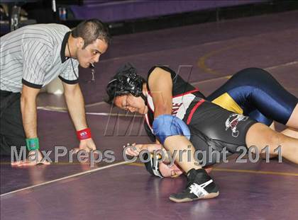 Thumbnail 2 in CIF State Girls Wrestling Championships (Consolation 1 - Round 4) photogallery.