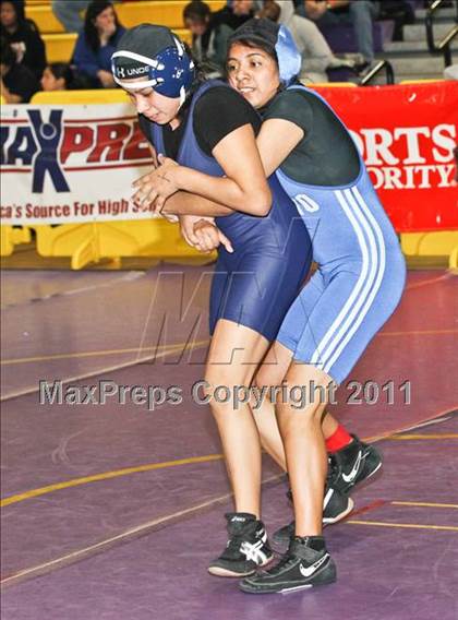 Thumbnail 1 in CIF State Girls Wrestling Championships (Consolation 1 - Round 4) photogallery.