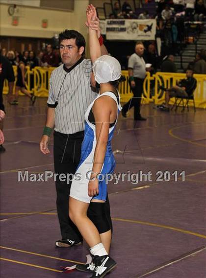 Thumbnail 3 in CIF State Girls Wrestling Championships (Consolation 1 - Round 4) photogallery.