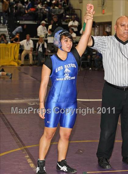 Thumbnail 1 in CIF State Girls Wrestling Championships (Consolation 1 - Round 4) photogallery.