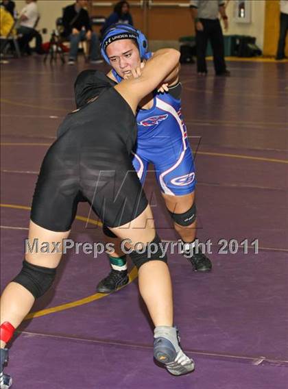 Thumbnail 3 in CIF State Girls Wrestling Championships (Consolation 1 - Round 4) photogallery.