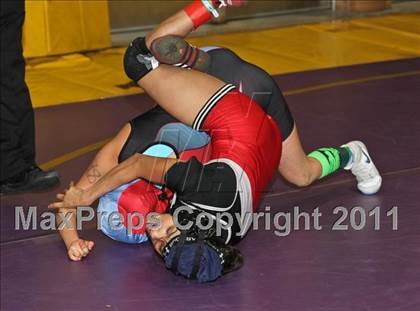 Thumbnail 2 in CIF State Girls Wrestling Championships (Consolation 1 - Round 4) photogallery.